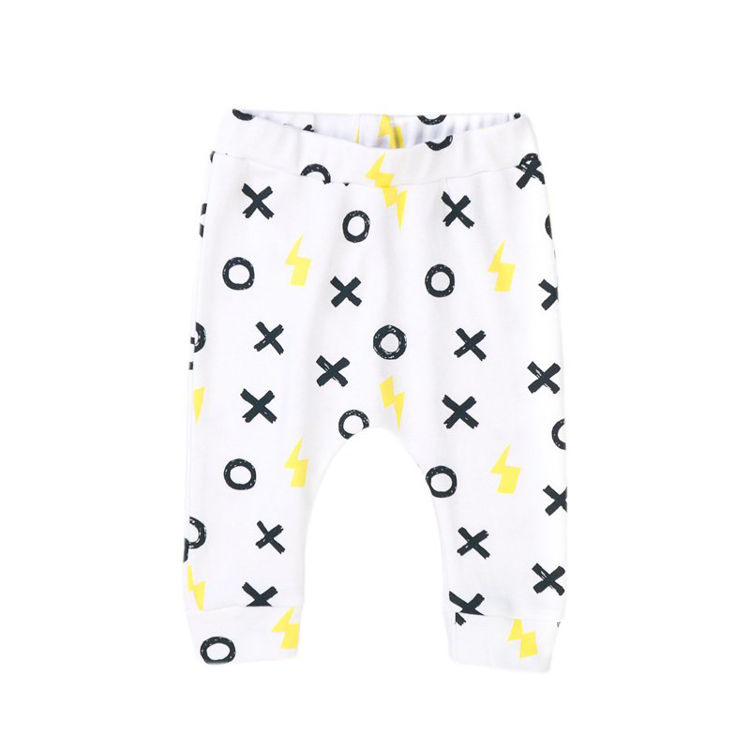 Picture of FLASH 100% ORGANIC COTTON ALL OVER PRINT LEGGING 0-12 MONTHS